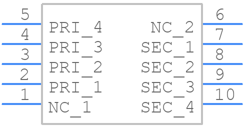 PA3342NLT - Yageo Group - PCB symbol