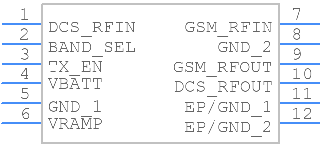 RF3183 - Qorvo - PCB symbol