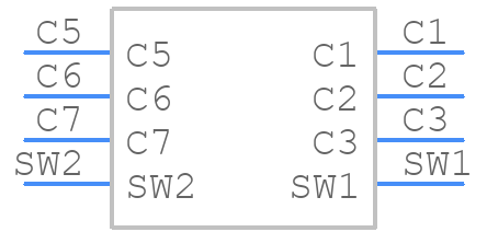 CCM03-3013LFTR102 - C & K COMPONENTS - PCB symbol