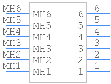 09-48-3064 - Molex - PCB symbol
