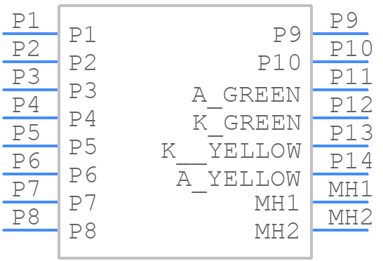 KLA1S109-43LF - BOTHAND - PCB symbol