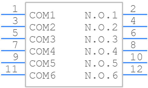 DS03-254-06BE - Same Sky - PCB symbol