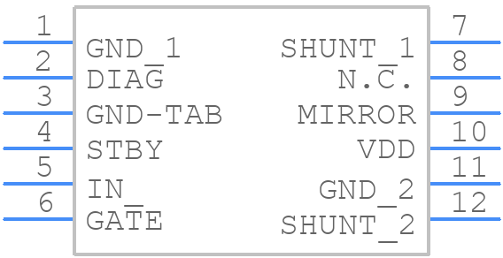 TPD7107F,BMC - Toshiba - PCB symbol