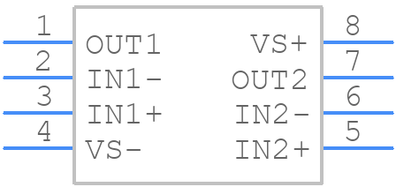 OPA2607IDR - Texas Instruments - PCB symbol
