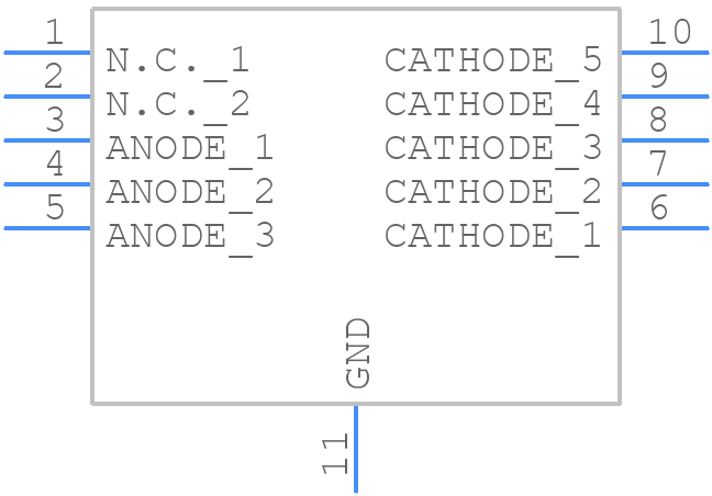 IDDD04G65C6XTMA1 - Infineon - PCB symbol