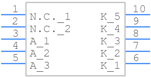 IDDD08G65C6XTMA1 - Infineon - PCB symbol