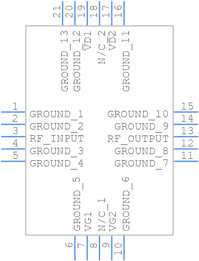 MMA-174321-M4 - MicroWave Technology - PCB symbol