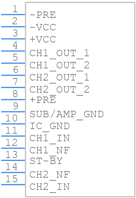 STK433-130N-E - onsemi - PCB symbol