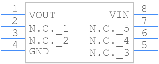 MAX6120ESA+ - Analog Devices - PCB symbol