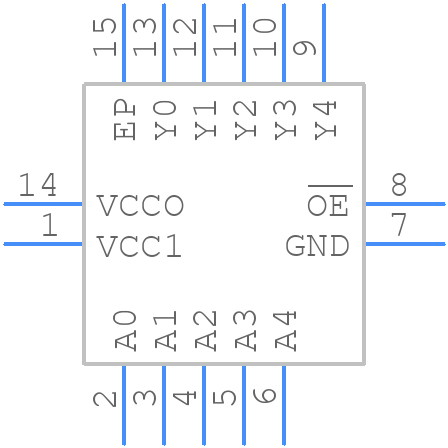 FXL5T244BQX - onsemi - PCB symbol