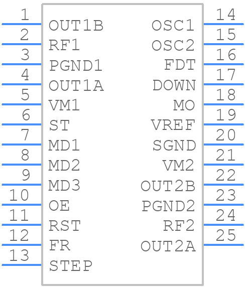LV8727-E - onsemi - PCB symbol