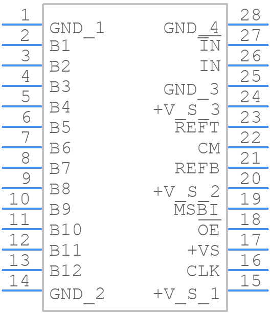 ADS800UG4 - Texas Instruments - PCB symbol