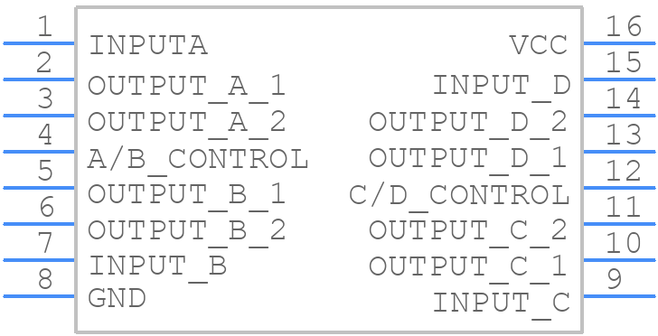 DS3487N - Texas Instruments - PCB symbol