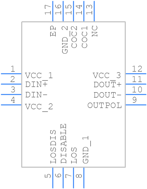 TLK4201EARGTTG4 - Texas Instruments - PCB symbol