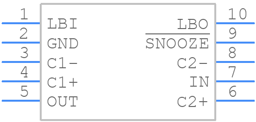 TPS60212DGSG4 - Texas Instruments - PCB symbol