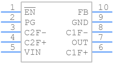 TPS60502DGSG4 - Texas Instruments - PCB symbol