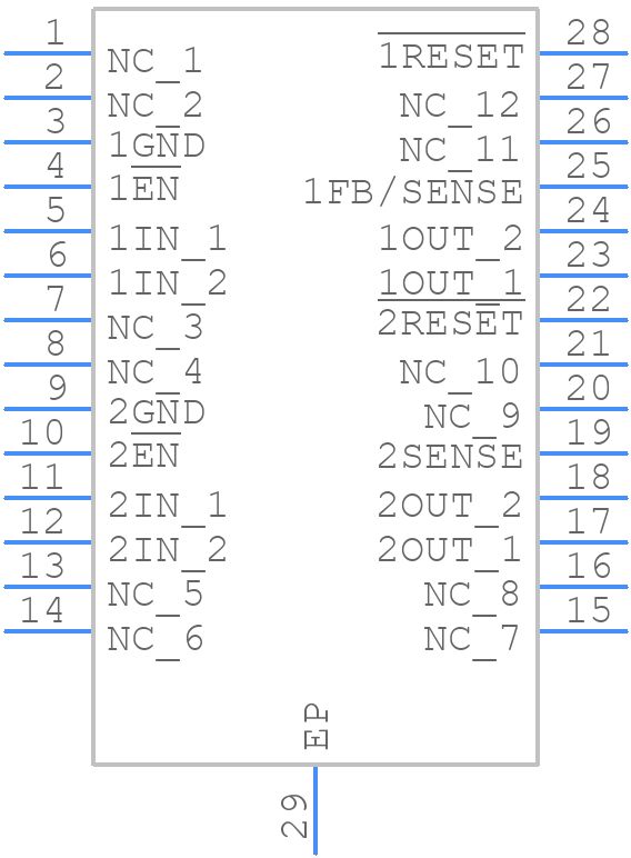 TPS73HD318PWPG4 - Texas Instruments - PCB symbol