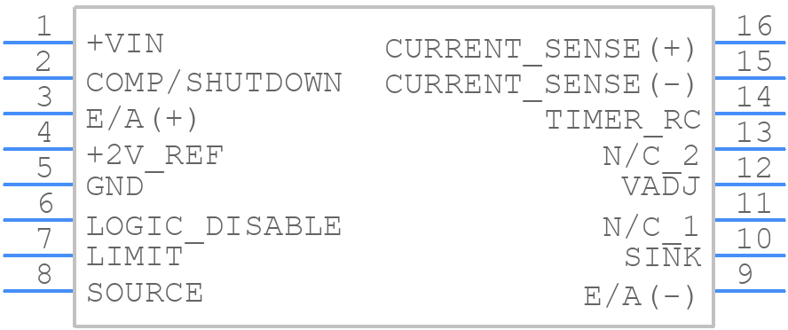 UC2832DWG4 - Texas Instruments - PCB symbol