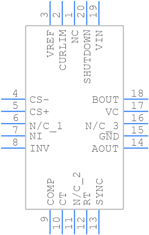 UCC2806Q - Texas Instruments - PCB symbol