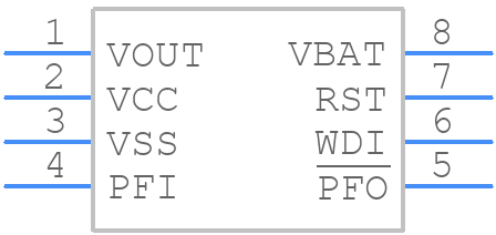 STM805RM6E - STMicroelectronics - PCB symbol