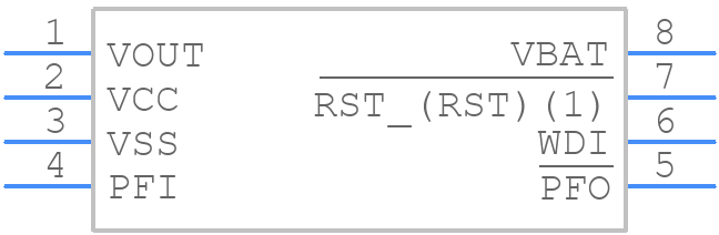 STM805TM6E - STMicroelectronics - PCB symbol