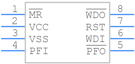 STM813LM6E - STMicroelectronics - PCB symbol