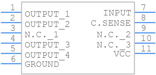 VN920SP-E - STMicroelectronics - PCB symbol