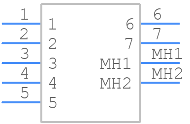 67800-5005 - Molex - PCB symbol