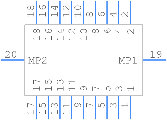 DF11C-18DP-2V(57) - Hirose - PCB symbol