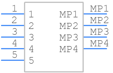 DX3R005HN2E700 - JAE - PCB symbol