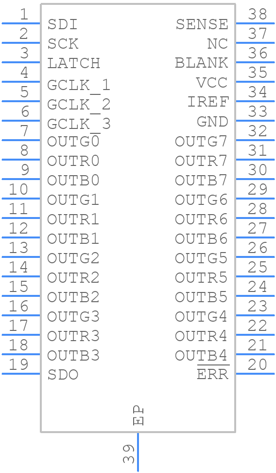 PTLC6C5724QDAPRQ1 - Texas Instruments - PCB symbol