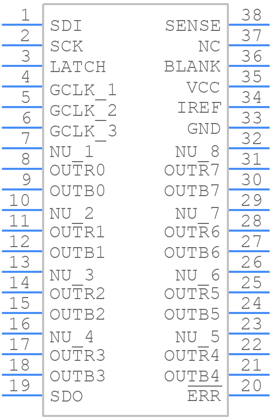PTLC6C5716QDAPRQ1 - Texas Instruments - PCB symbol