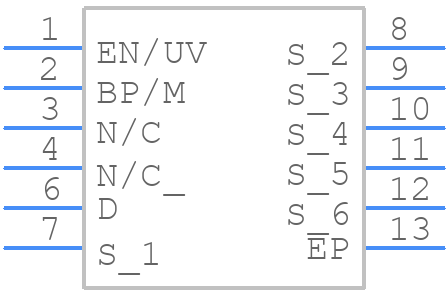 TNY290KG - Power Integrations - PCB symbol