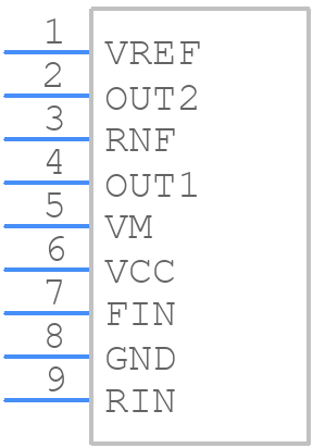 BA6956AN - ROHM Semiconductor - PCB symbol