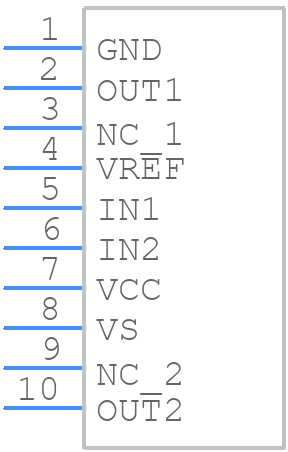 TA7291P(O) - Toshiba - PCB symbol