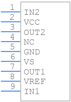 TA7291SG - Toshiba - PCB symbol