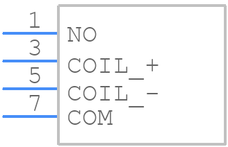 SIL05-1A72-BV669 - Meder - PCB symbol