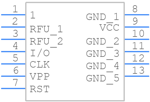 MUP-C792 8P - MUP - PCB symbol