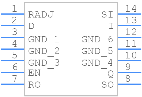 TLE42994GMXUMA3 - Infineon - PCB symbol