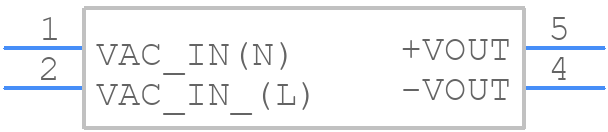 RAC20-05SK - RECOM Power - PCB symbol