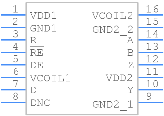 IL3422-3E - NVE - PCB symbol