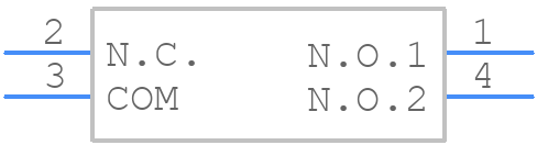 CSS-1302MC - Nidec Copal - PCB symbol