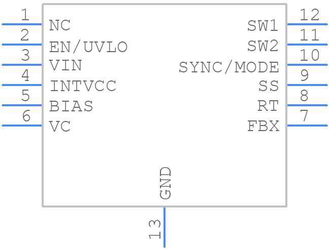 LT8364EDE#PBF - Analog Devices - PCB symbol