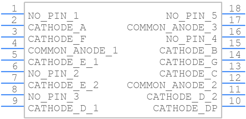 SA08-21SRWA - Kingbright - PCB symbol