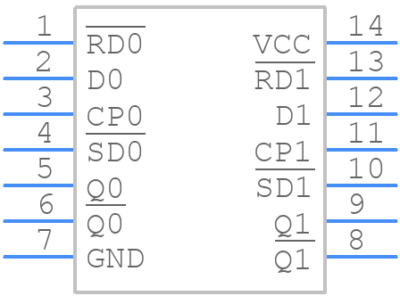 N74F5074N - Nexperia - PCB symbol