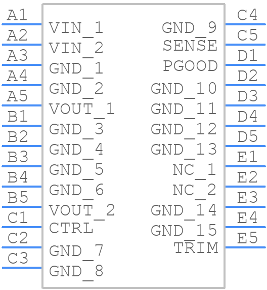 RPMH24-1.5-CT - RECOM Power - PCB symbol
