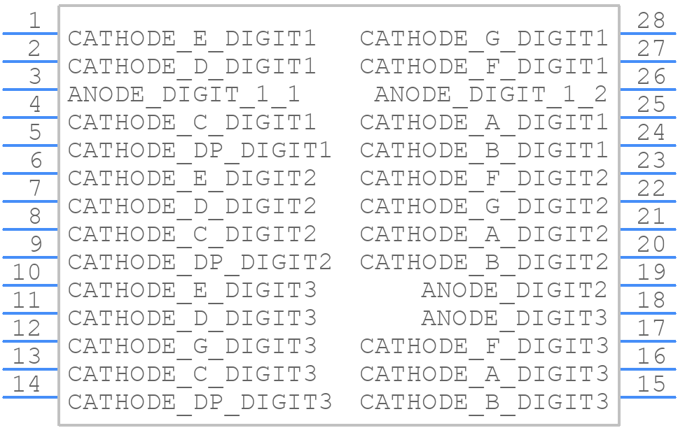 LDT-A513RI - Lumex - PCB symbol