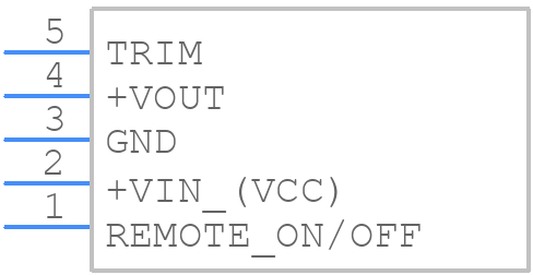 TSR 3-24150 - Traco Power - PCB symbol