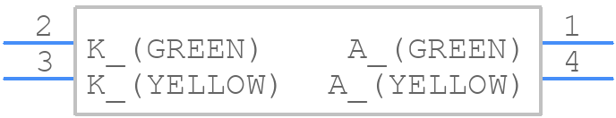 APHBM2012CGKSYKC - Kingbright - PCB symbol