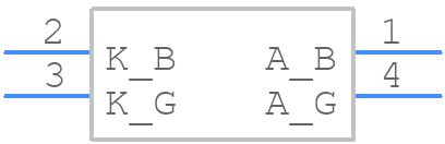 APHBM2012LVBDZGKC - Kingbright - PCB symbol